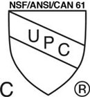 NSF/ANSI/CAN 61 C UPC Mark of Conformity